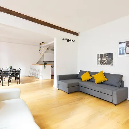Apartment Appartement Mezzanine Quartier Chatelet Les Halles 4 Free Netflix *
