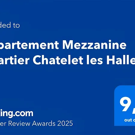Appartement Mezzanine Quartier Chatelet Les Halles 4 Free Netflix Parigi