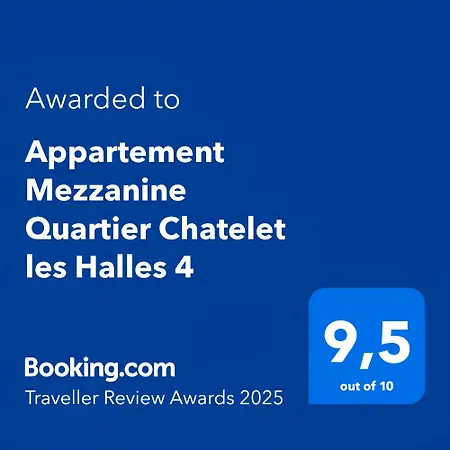 Appartement Mezzanine Quartier Chatelet Les Halles 4 Free Netflix *